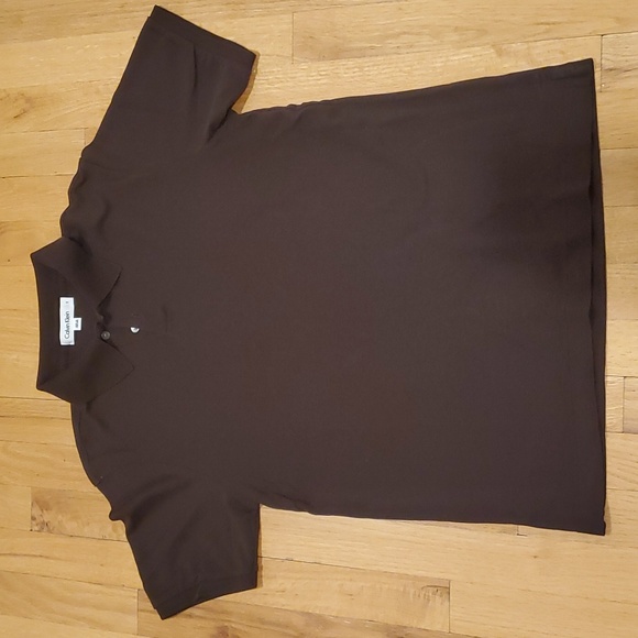 Calvin Klein Other - CALVIN KLEIN Brown Polo Shirt